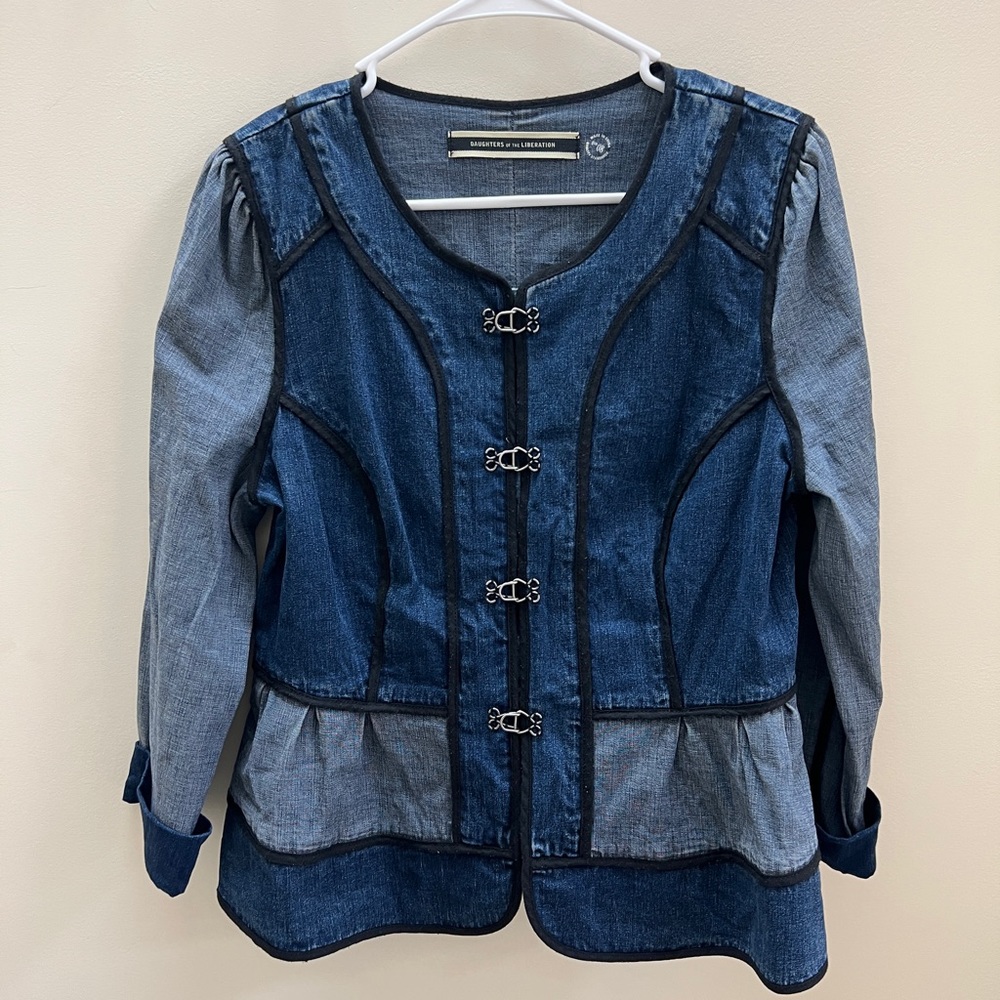 Daughters of Liberation Jean Jacket Size 8
